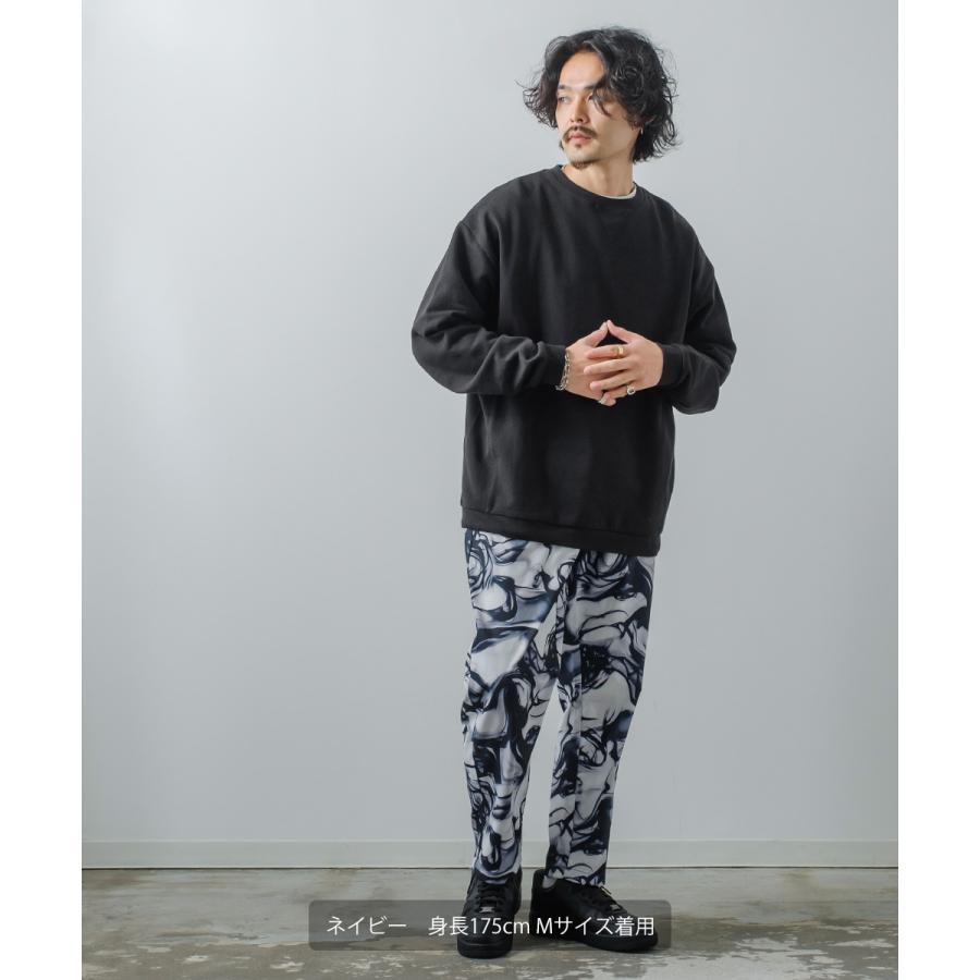 improves 総柄 イージーパンツ メンズ レディース シェフパンツ