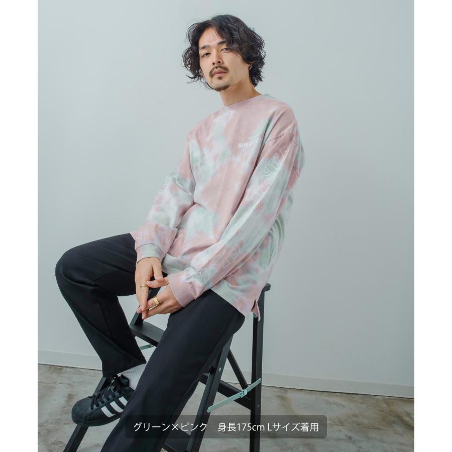 improves（インプローブス） タイダイ染め プリント ロングTシャツ
