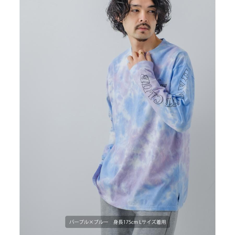 improves（インプローブス） タイダイ染め プリント ロングTシャツ