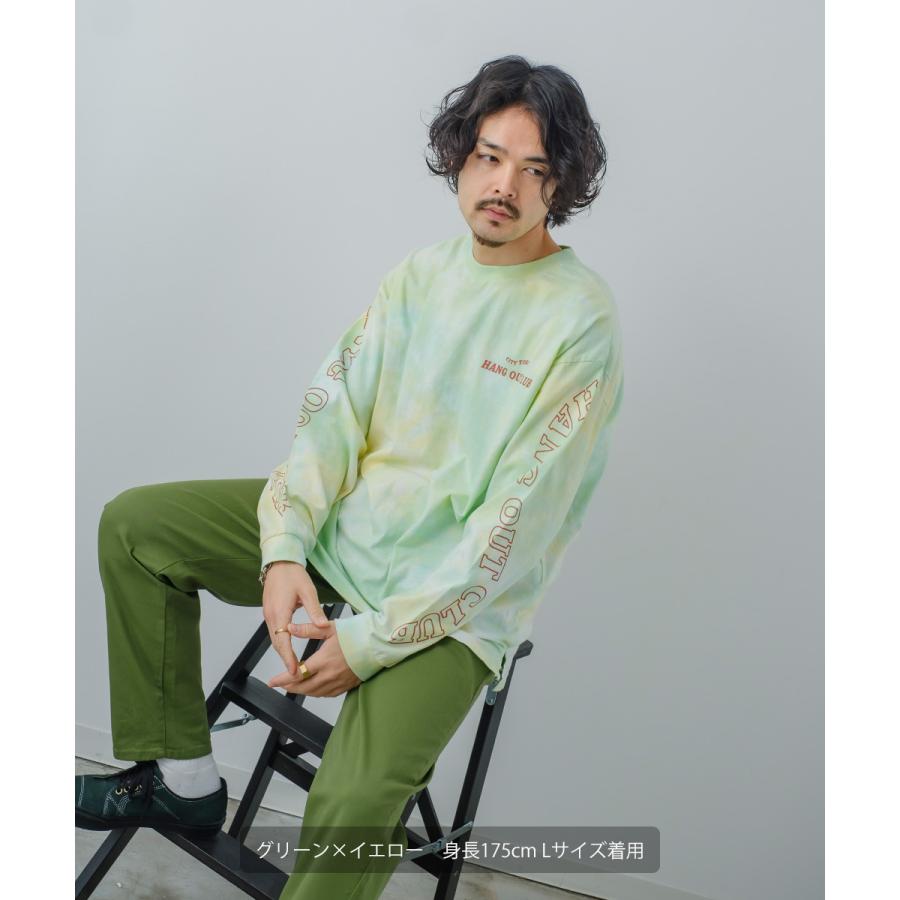 ハンドメイド 染色 タイダイ長袖Tシャツ ロンT オリジナル ハンドメイド 染色 タイダイ長袖Tシャツ ロンT オリジナル