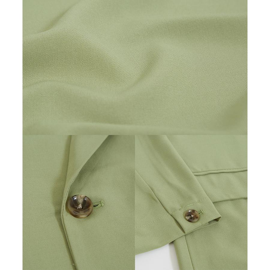 テーラードジャケット メンズ ダブル パステルカラー セットアップ対応 ノッチドラペル オーバーサイズ ドロップショルダー ストレッチ ダブルブレスト | improves | 19