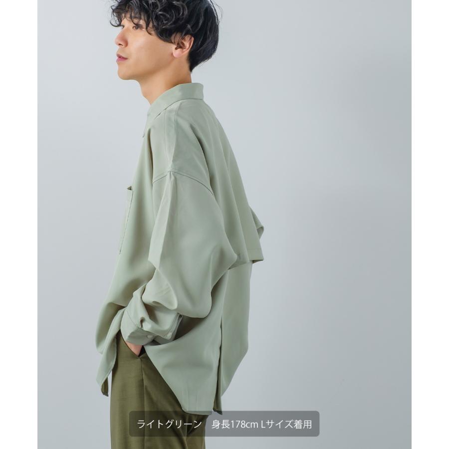 improves（インプローブス） シャツ メンズ オーバーサイズ トレンチ