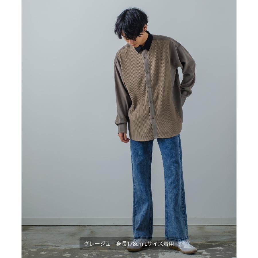 improves（インプローブス） ナチュラルストレッチ カットプリーツ切替