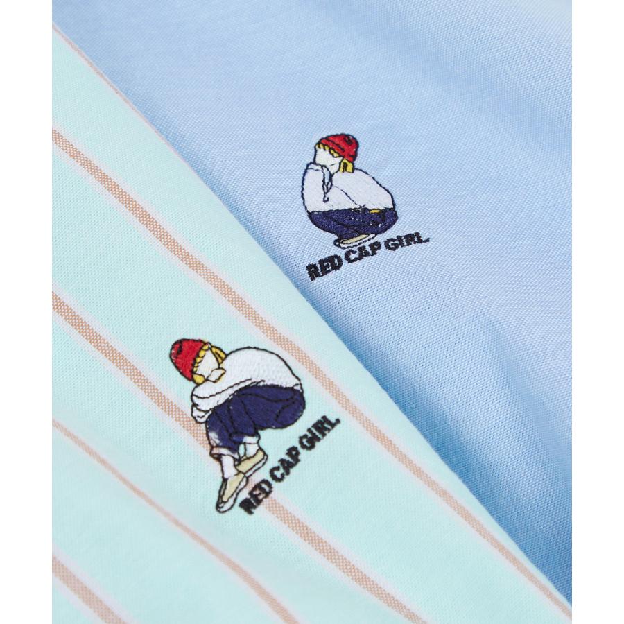 ワンポイント刺しゅう オックスシャツ メンズ 長袖 ストライプ ボタンダウン オーバーシャツ レギュラーシャツ きれいめ カジュアル モード 韓国ファッション |  | 27