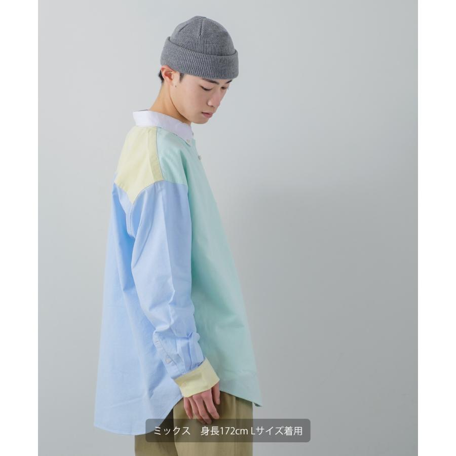 ワンポイント刺しゅう オックスシャツ メンズ 長袖 ストライプ ボタンダウン オーバーシャツ レギュラーシャツ きれいめ カジュアル モード 韓国ファッション |  | 16