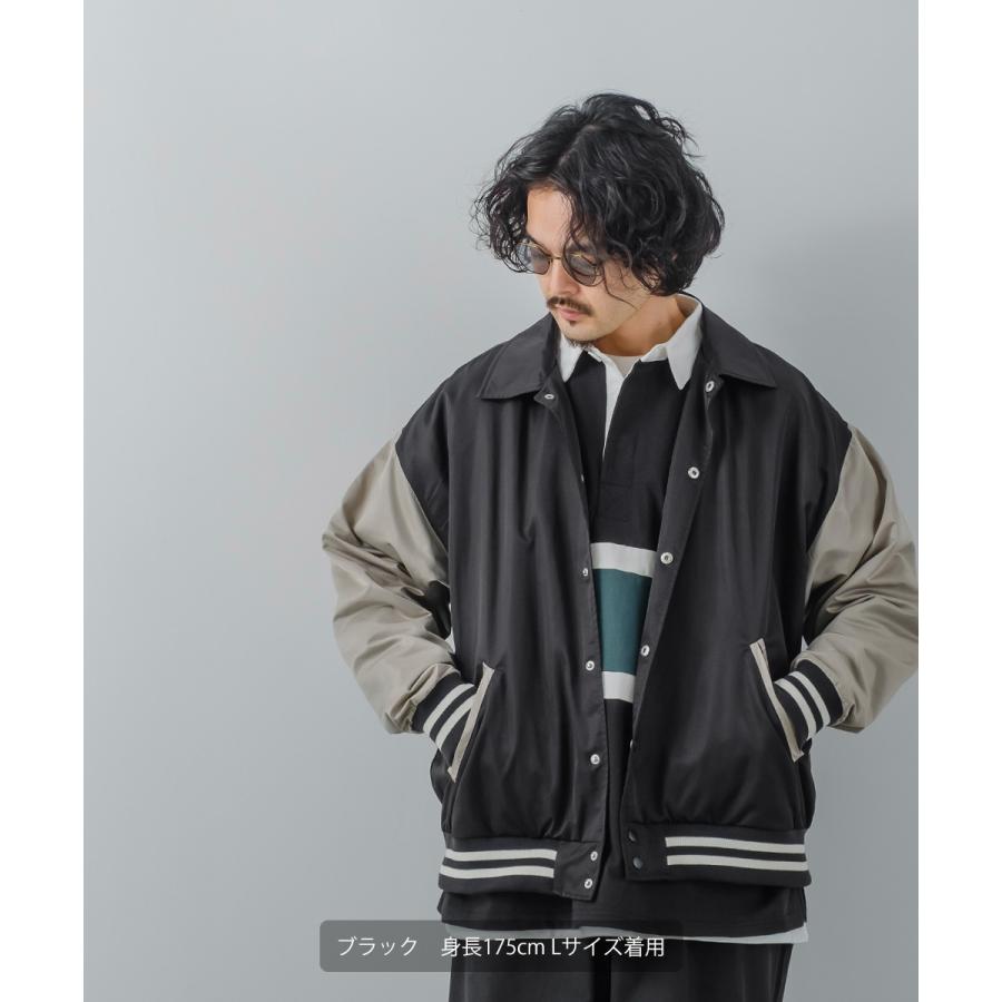 PAM パム　スタジャン　コーチジャケット　サイズL シルバー dk0075.jpg