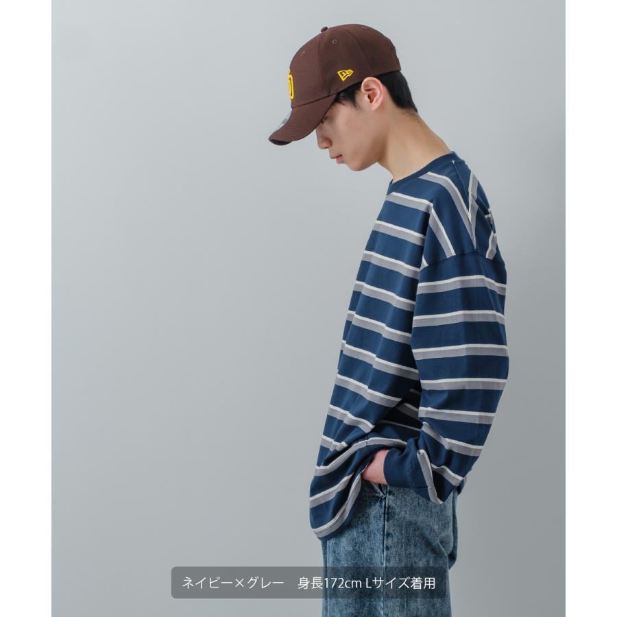 improves（インプローブス） ロンT メンズ レトロチック ボーダー 長袖