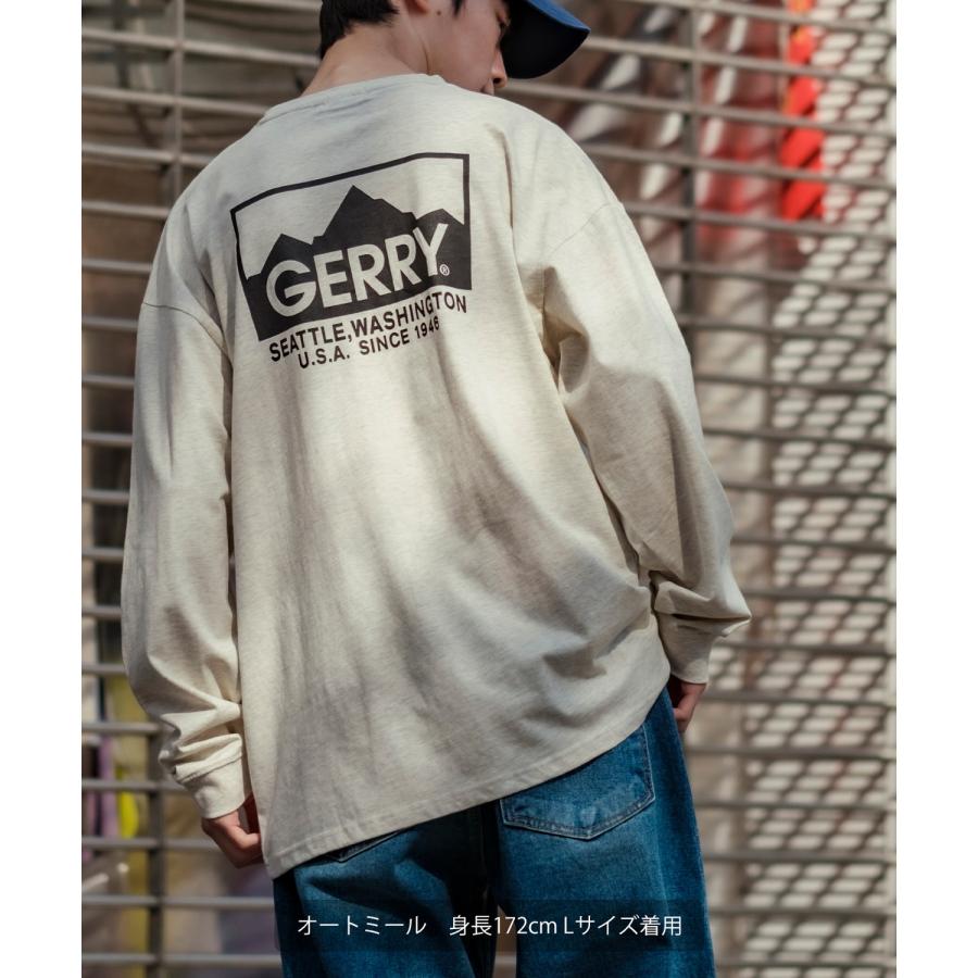 GERRY ジェリー 別注プリント ロンT メンズ 長袖Tシャツ カットソー バックプリント ワンポイントプリント アウトドア ストリート アメカジ 古着MIX | GERRY | 18