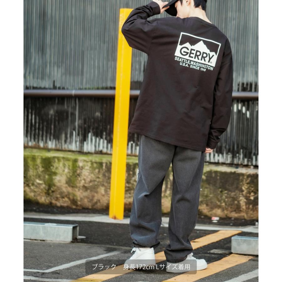 GERRY ジェリー 別注プリント ロンT メンズ 長袖Tシャツ カットソー バックプリント ワンポイントプリント アウトドア ストリート アメカジ 古着MIX | GERRY | 13