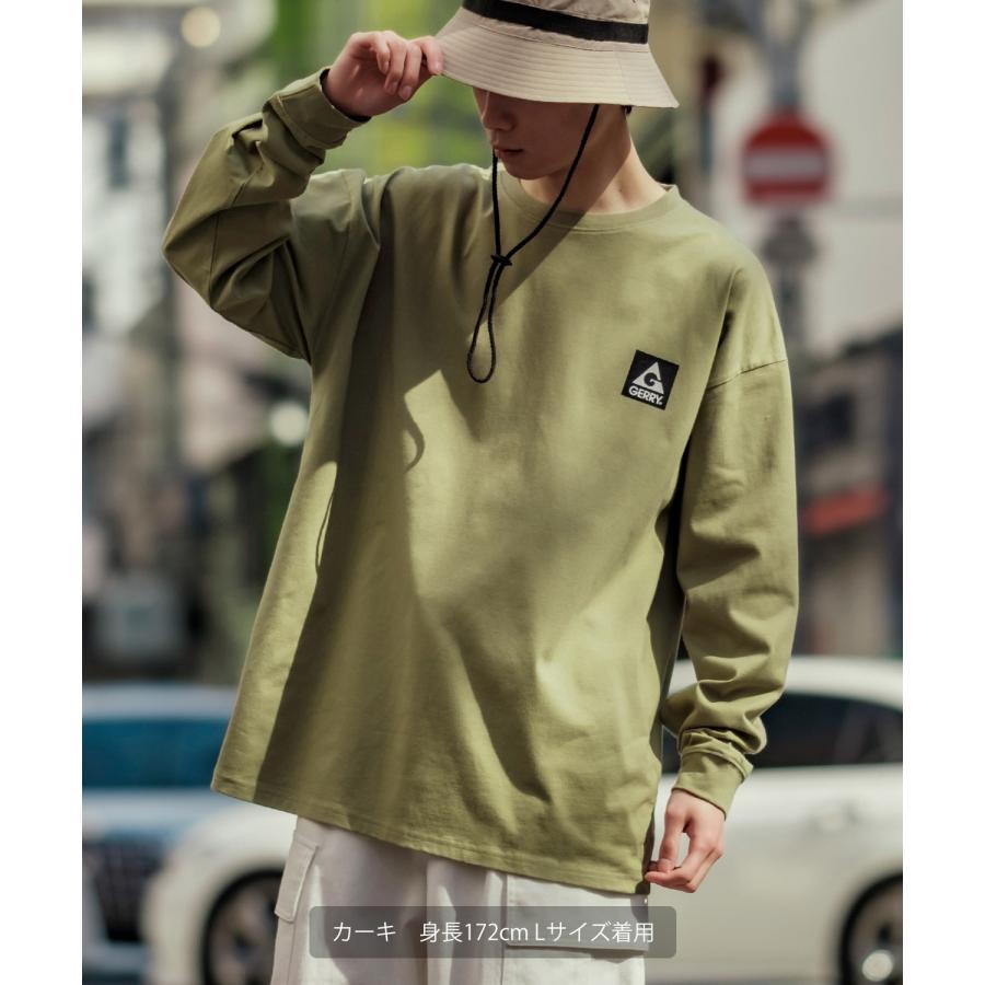【アメリ】 グラフィック フォト プリント 長袖 トレーナー グレー×カーキ Ameri VINTAGE - 【アメリ】 グラフィック フォト プリント 長袖