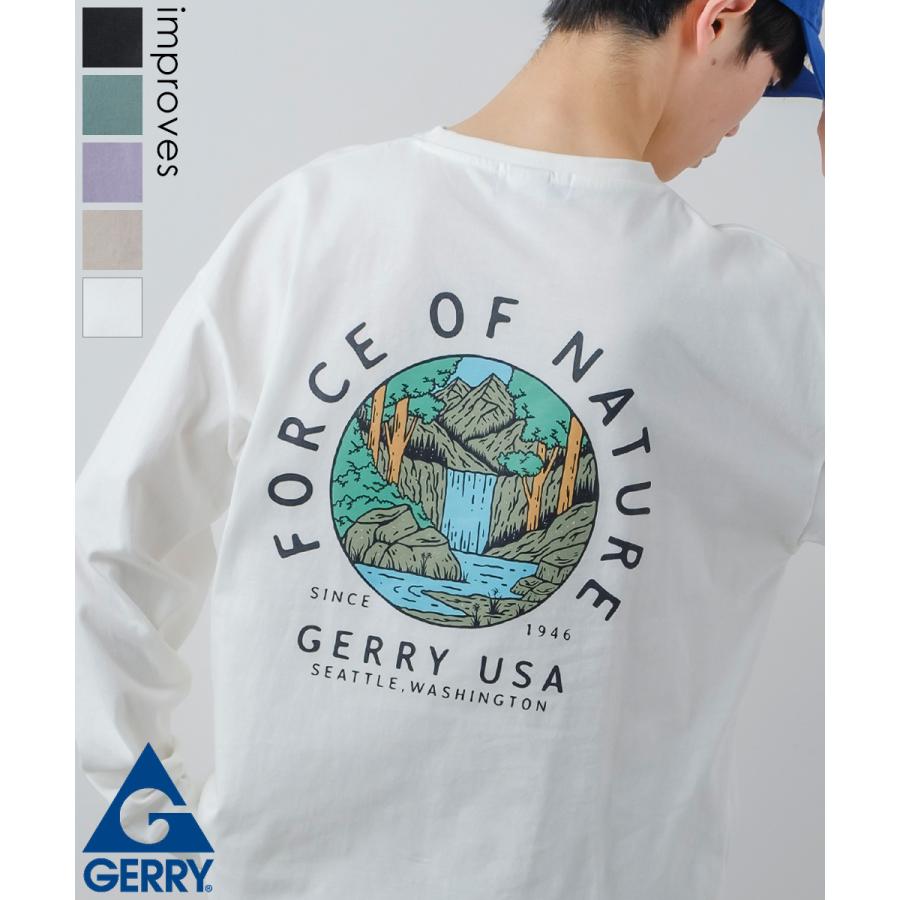 GERRY（ジェリー） ロンT メンズ Tシャツ ロゴT ロゴプリント 長袖