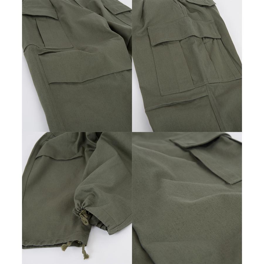 カーゴパンツ メンズ ワイド 綾織 ワークパンツ イージーパンツ ミリタリー 大きいサイズ ゆったり 韓国ファッション 古着系 ストリート カジュアル アメカジ | improves | 19
