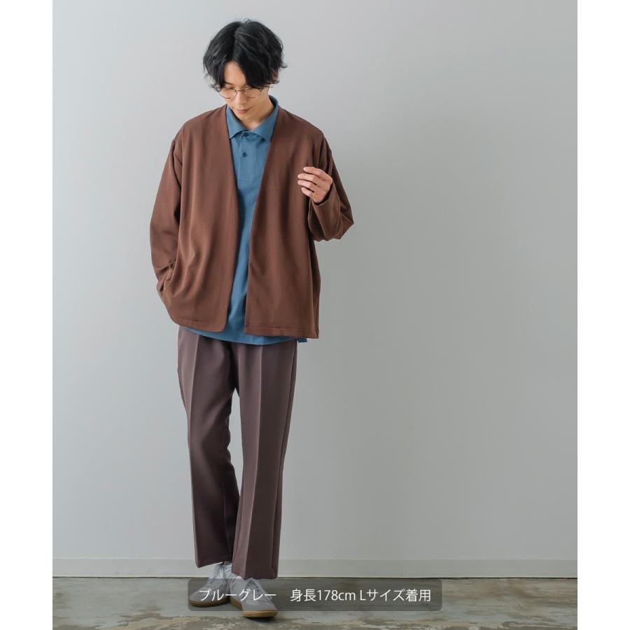 シルケット オーバーサイズ ポロシャツ メンズ  ラグジュアリー ビッグサイズ 半袖 大きいサイズ ゆったり 韓国ファッション きれいめ カジュアル モード | improves | 12