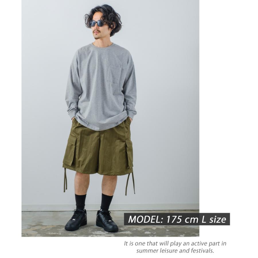 improves スーパーワイド カーゴ ショートパンツ メンズ 極太