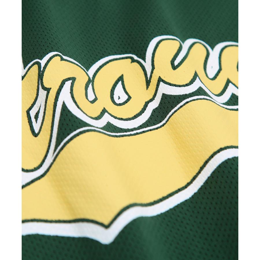 メッシュ プリント ベスト メンズ ノースリーブ スタジアム ロゴ ゲームシャツ ビッグシルエット オーバーサイズ 韓国ファッション | improves | 16