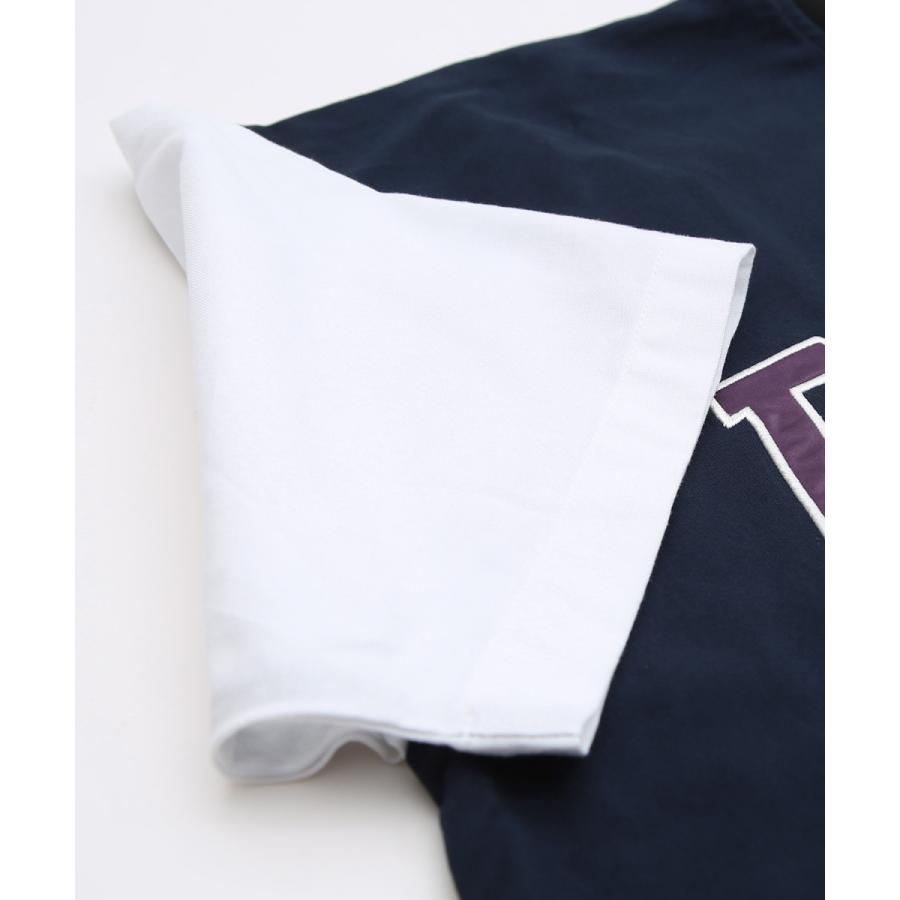 カレッジロゴ 刺しゅう 半袖 スタジアムシャツ メンズ アップリケ スタジャンシャツ ノーカラーシャツ シャツジャケット ストリート アメカジ | improves | 17