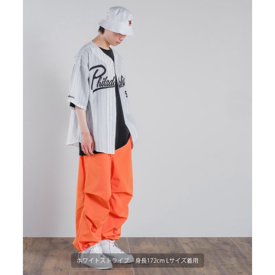 improves（インプローブス） スタジアムロゴ ストライプ 刺しゅう 半袖