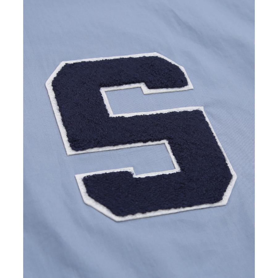 ロゴワッペン ブロード 半袖ビッグシャツ メンズ 刺しゅう レギュラーカラーシャツ オーバーサイズ ビッグシルエット ゆったり 大きいサイズ トップス シンプル | improves | 17