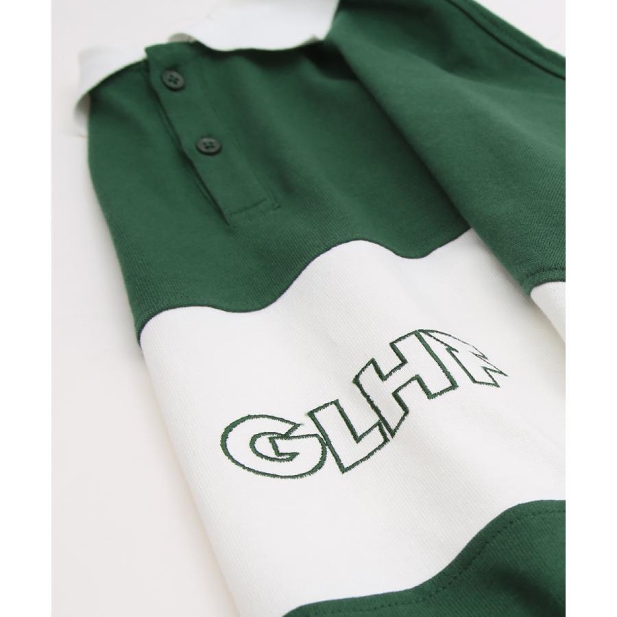 切替 ロゴ刺しゅう 半袖 ビッグポロシャツ メンズ ラインデザイン ラガーシャツ オーバーサイズ ビッグサイズ ゆったり 大きいサイズ 韓国ファッション アメカジ | improves | 17