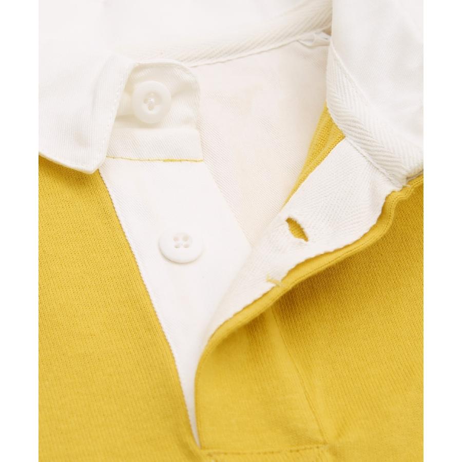 ロゴワッペン 刺しゅう 半袖 ビッグ ラガーシャツ メンズ ラインデザイン ポロシャツ オーバーサイズ ビッグサイズ ゆったり 大きいサイズ 韓国 アメカジ | improves | 13