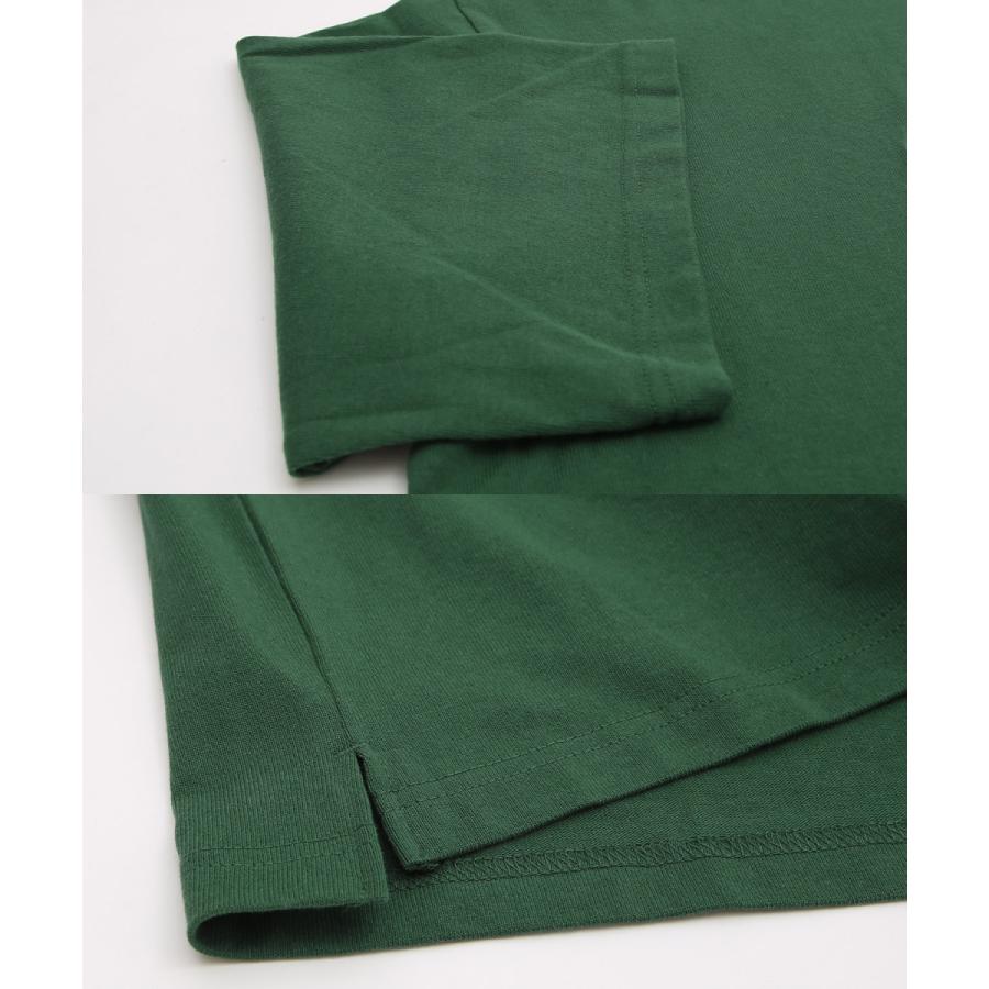 ロゴ ワッペン 刺しゅう 半袖 ビッグ Tシャツ メンズ カットソー スタジアムロゴ ドルマンスリーブ オーバーサイズ ビッグサイズ ゆったり 大きいサイズ | improves | 19