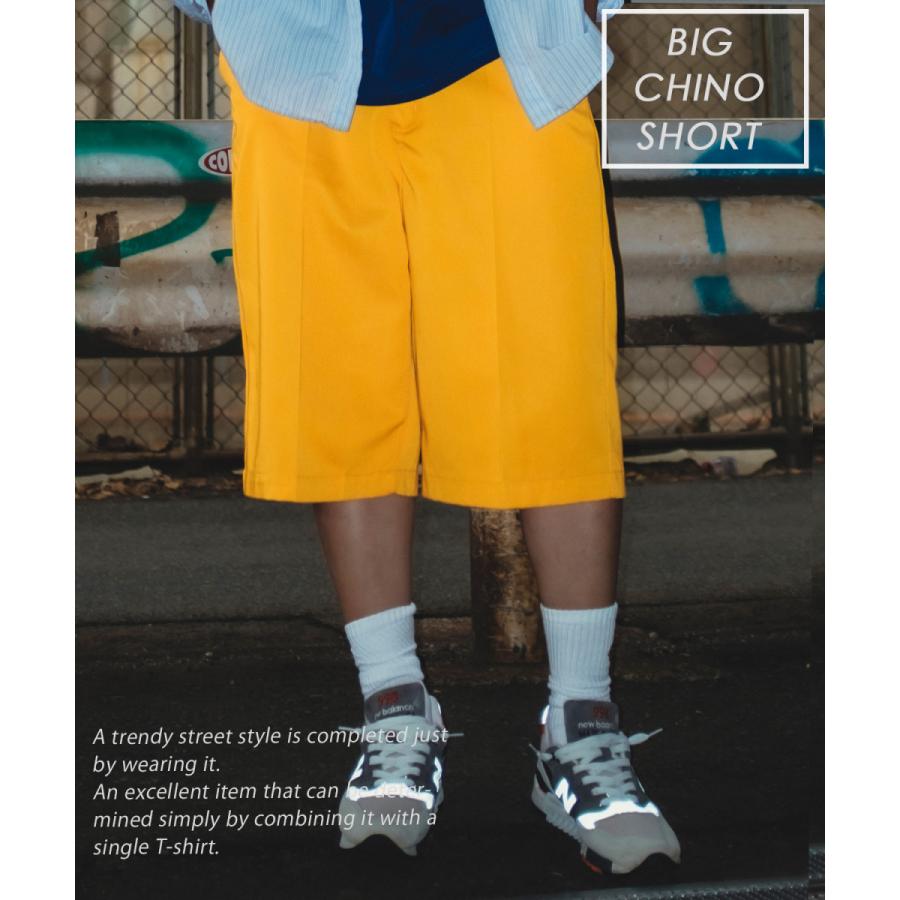 オーバーサイズ スケーター チノショーツ メンズ チノパン ショートパンツ ハーフパンツ スケーターパンツ ビッグサイズ ゆったり 韓国 ストリート 古着MIX | improves | 14