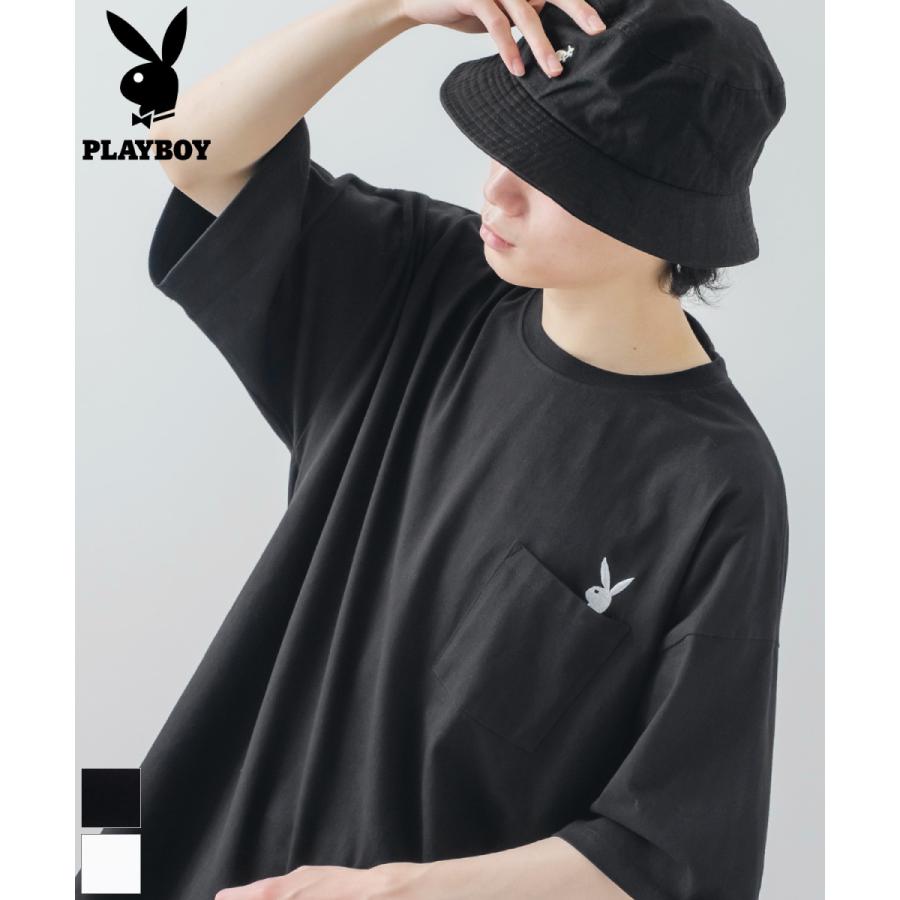 PLAYBOY（プレイボーイ） 半袖Tシャツ メンズ 別注 ワンポイント