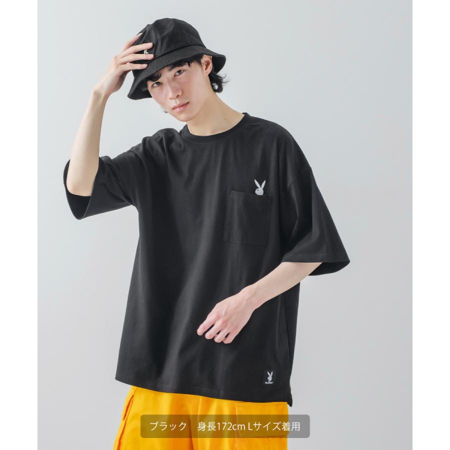 PLAYBOY（プレイボーイ） 半袖Tシャツ メンズ 別注 ワンポイント