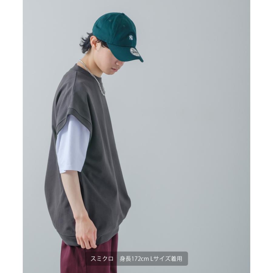 USコットン 裏毛ベスト&カットソー&ネックレス メンズ アンサンブル スウェットベスト Tシャツ チェーンネックレス オーバーサイズ 大きいサイズ 韓国 | improves | 14