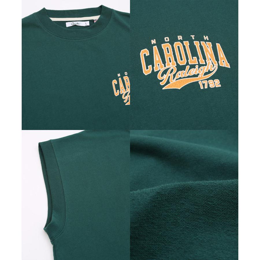 USコットン 裏毛ベスト&カットソー&ネックレス メンズ アンサンブル スウェットベスト Tシャツ チェーンネックレス オーバーサイズ 大きいサイズ 韓国 | improves | 18