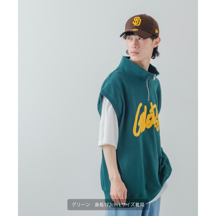 improves（インプローブス） ベスト メンズ ハーフジップ 裏毛