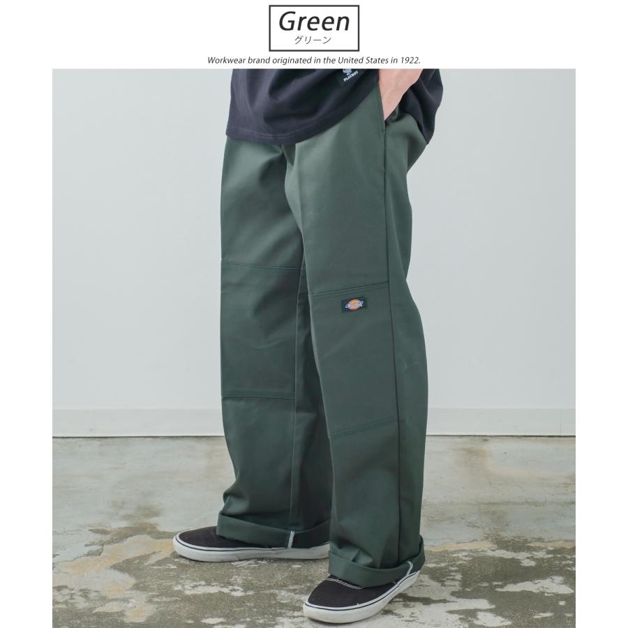 チノパン メンズ Dickies ディッキーズ  カラーパンツ ワイドパンツ カラーパンツ ダブルニー スケーターパンツ 大きいサイズ ゆったり 韓国ファッション | Dickies | 02