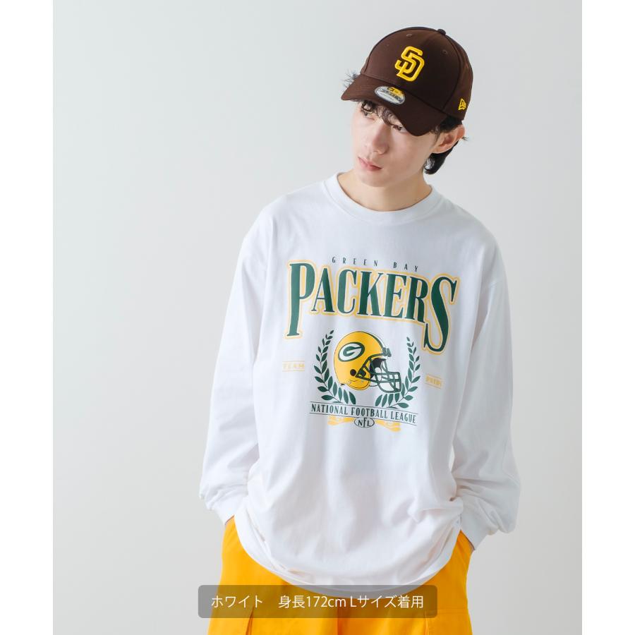 NBA/NFL/NHL/MLB ロンT メンズ 別注NFL Green Bay Packers NBA/NFL/NHL/MLB ロンT メンズ 別注NFL Green Bay Packers