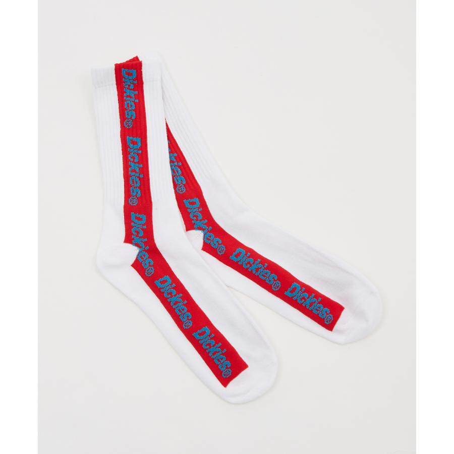 ソックス メンズ Dickies/ディッキーズ 3足セット ブランドロゴ ラインソックス ミドル丈ソックス スニーカーソックス 靴下 くつした カジュアル ストリート | Dickies | 02