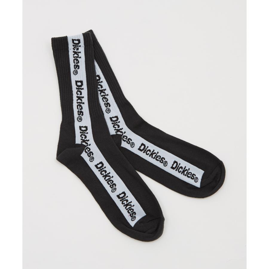 ソックス メンズ Dickies/ディッキーズ 3足セット ブランドロゴ ラインソックス ミドル丈ソックス スニーカーソックス 靴下 くつした カジュアル ストリート | Dickies | 04