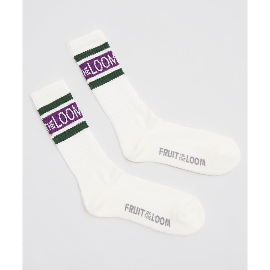 ソックス メンズ FRUIT OF THE LOOM/フルーツオブザルーム 3足セット ブランドロゴ ソックス バイカラー ミドルソックス スニーカーソックス 靴下 くつした | Dickies | 02