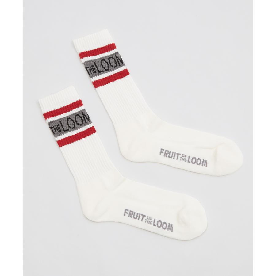 ソックス メンズ FRUIT OF THE LOOM/フルーツオブザルーム 3足セット ブランドロゴ ソックス バイカラー ミドルソックス スニーカーソックス 靴下 くつした | Dickies | 04