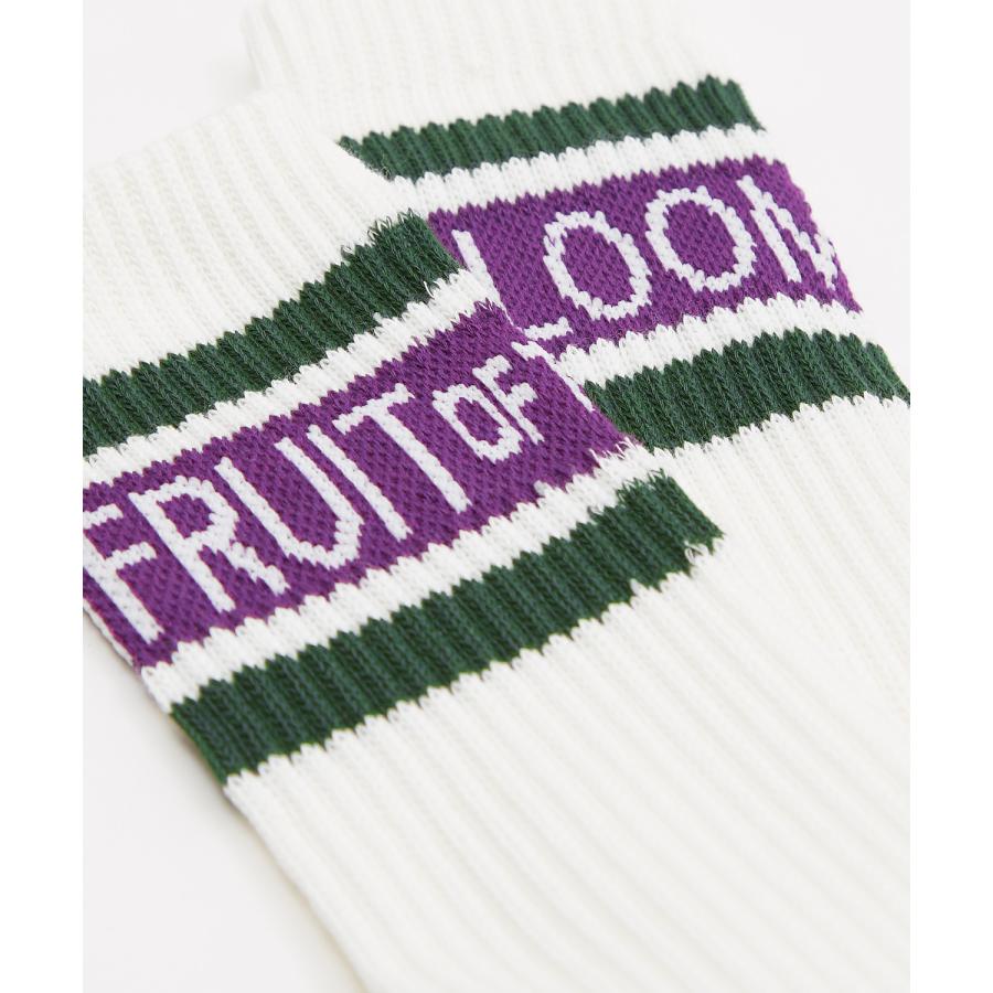 ソックス メンズ FRUIT OF THE LOOM/フルーツオブザルーム 3足セット ブランドロゴ ソックス バイカラー ミドルソックス スニーカーソックス 靴下 くつした | Dickies | 05