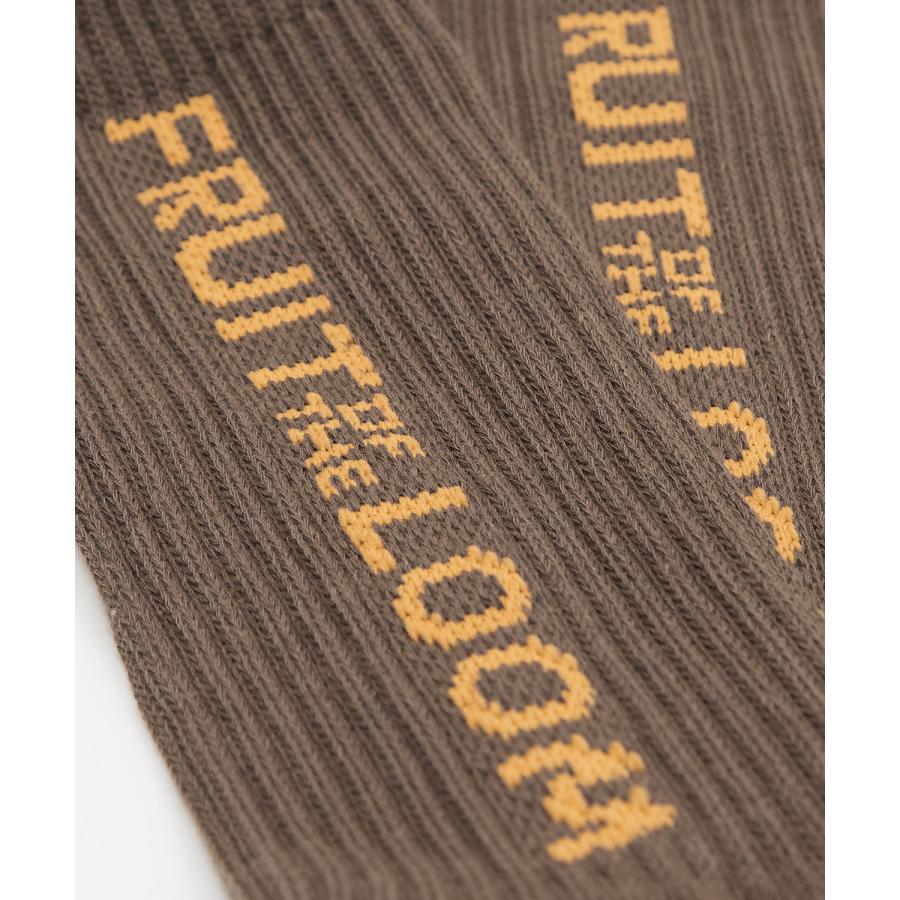 ソックス メンズ FRUIT OF THE LOOM/フルーツオブザルーム 3足セット ブランドロゴ ソックス バイカラー ミドルソックス スニーカーソックス 靴下 くつした | Dickies | 05