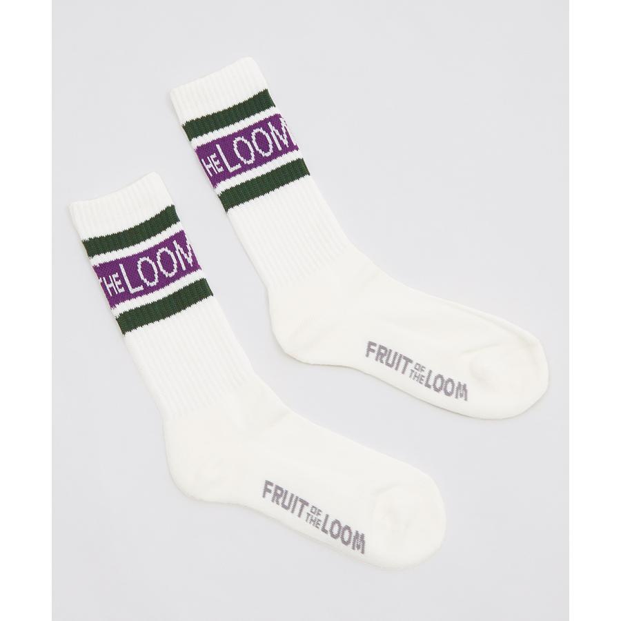 ソックス メンズ FRUIT OF THE LOOM/フルーツオブザルーム 3足セット ブランドロゴ ラインソックス ミドルソックス スニーカーソックス 靴下 くつした ブランド | Dickies | 02