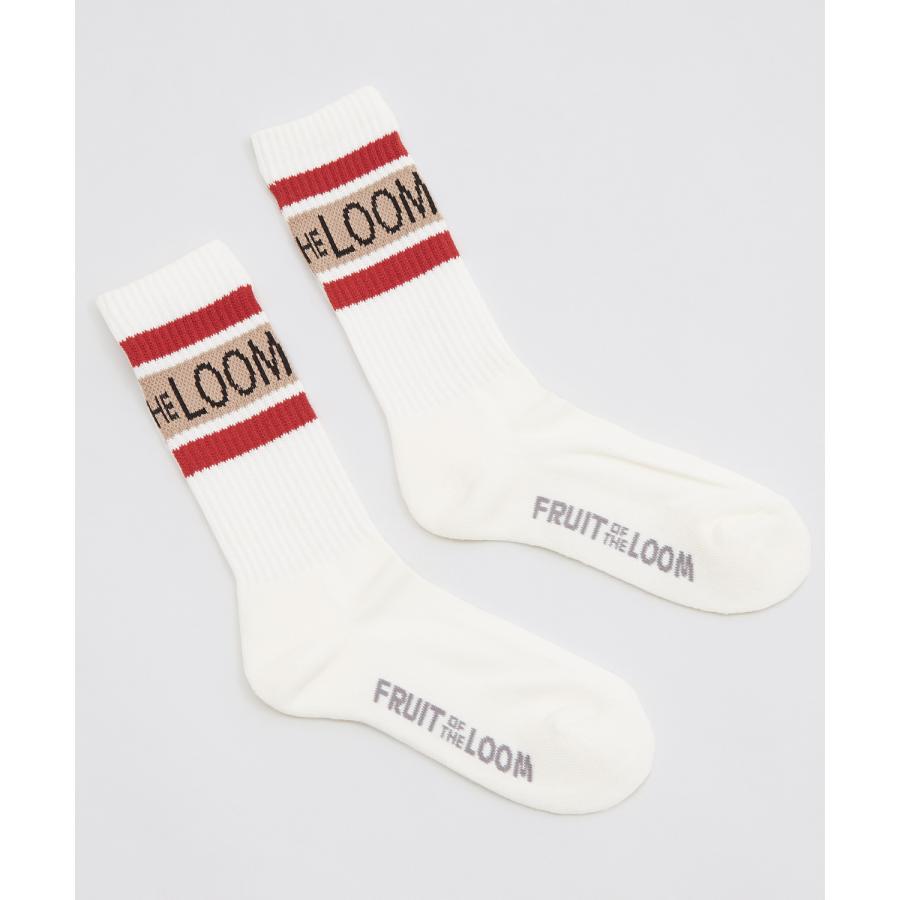 ソックス メンズ FRUIT OF THE LOOM/フルーツオブザルーム 3足セット ブランドロゴ ラインソックス ミドルソックス スニーカーソックス 靴下 くつした ブランド | Dickies | 04