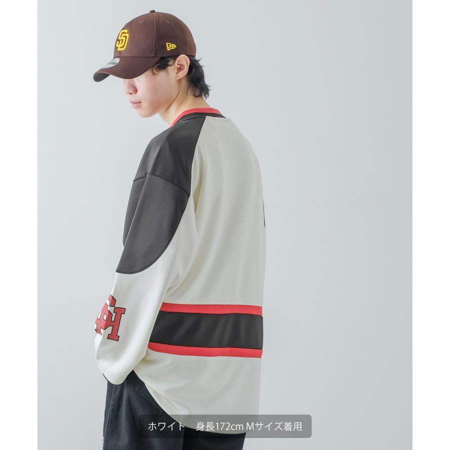 MARF 防水オーバーサイズウェア Vネック　ホッケーシャツ Amazon | [ワンフォークロージング] オーバーサイズ tシャツ