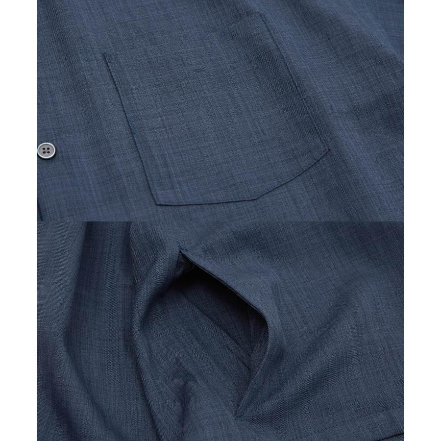 長袖シャツ メンズ カジュアルシャツ シンプルシャツ レギュラーカラー オーバーサイズ 大きめ きれいめカジュアル モード ストリート 韓国ファッション | improves | 18