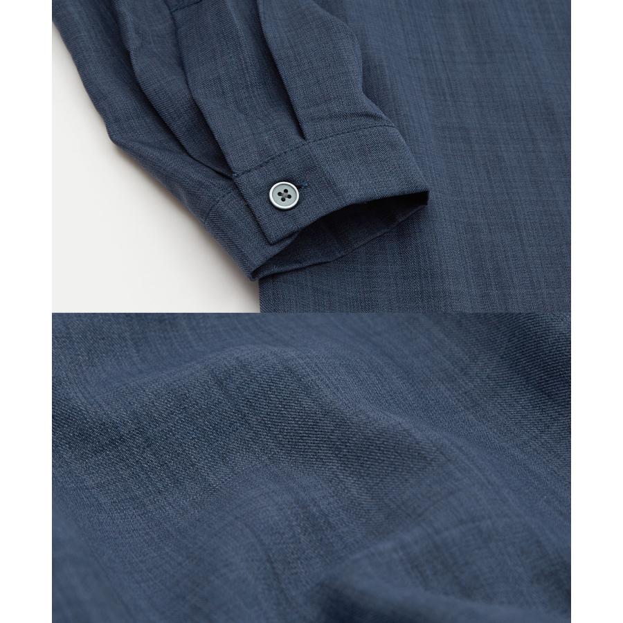 長袖シャツ メンズ カジュアルシャツ シンプルシャツ レギュラーカラー オーバーサイズ 大きめ きれいめカジュアル モード ストリート 韓国ファッション | improves | 19