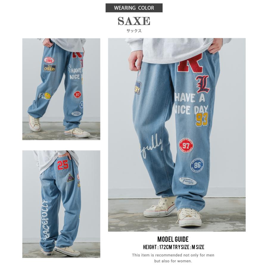 improves（インプローブス） デニムパンツ メンズ サガラ ワッペン