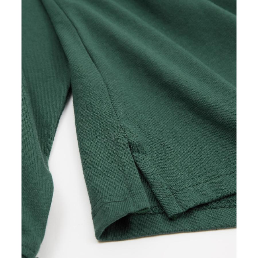 ポロシャツ メンズ ヘビーウエイト ラガーシャツ 長袖 刺しゅう ロゴ ワンポイント オーバーサイズ 大きいサイズ ゆったり ゲームシャツ アメカジ | improves | 22