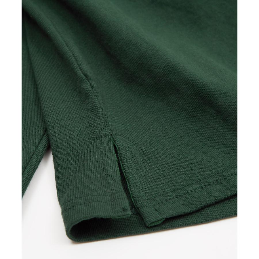 ポロシャツ メンズ ヘビーウエイト ラガーシャツ 長袖 ライン 切替 ビッグシルエット オーバーサイズ 大きいサイズ ゆったり ゲームシャツ アメカジ ストリート | improves | 21