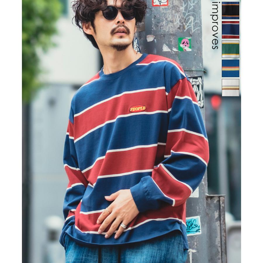 improves（インプローブス） 長袖Tシャツ メンズ クルーネック 長袖