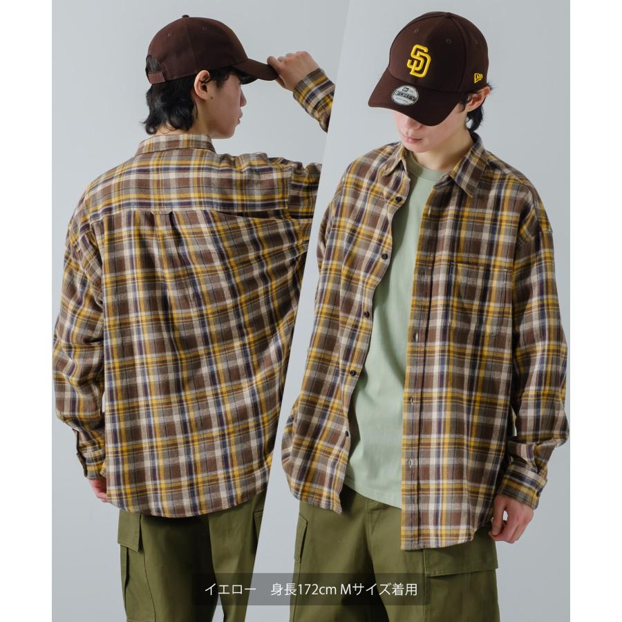 L.G.B. チェック柄 長袖ネルシャツ サイズ1 シャツ メンズ チェック ネルシャツ 綿100％ チェック柄 レギュラー