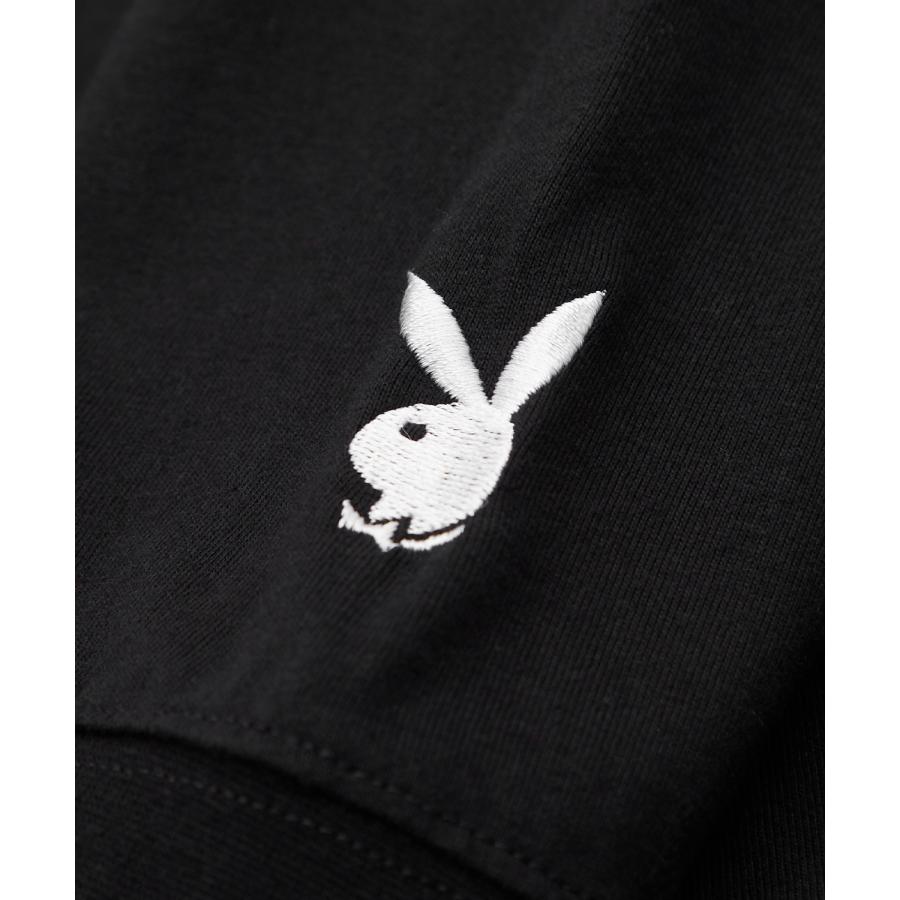 PLAYBOY ロンT 長袖Tシャツ メンズ ワンポイント 刺しゅう